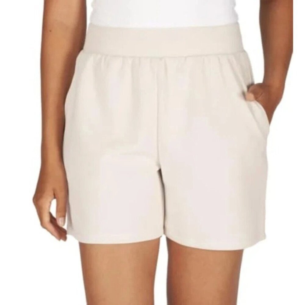 Lazypants Women's XXL Beige Casual Shorts 5-Inch Inseam  N0586
